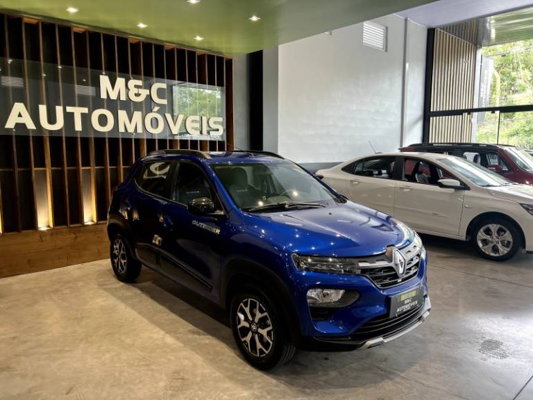 RENAULT - KWID - 2022/2023 - Azul - R$ 59.900,00