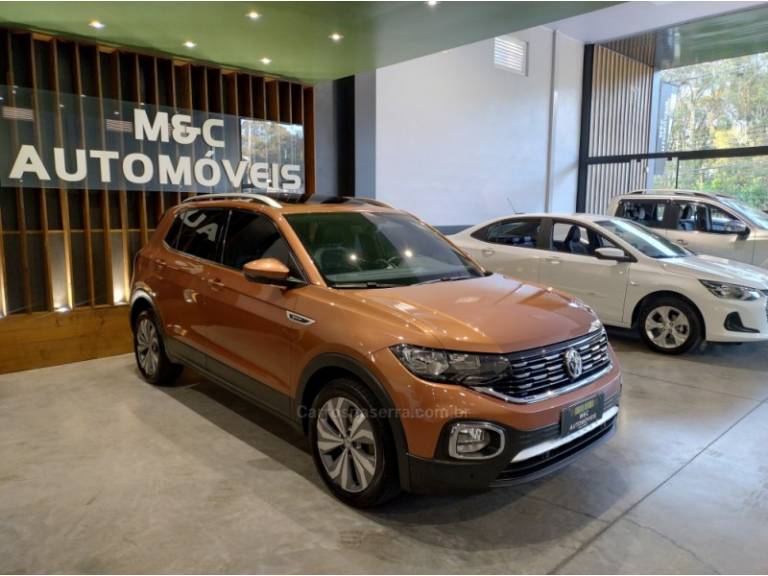 VOLKSWAGEN - T-CROSS - 2019/2020 - Marrom - R$ 112.900,00