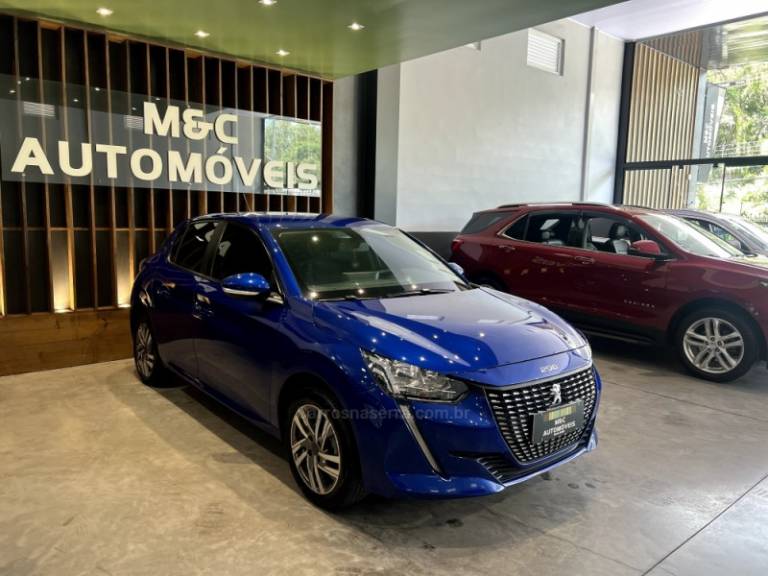 PEUGEOT - 208 - 2022/2022 - Azul - R$ 69.900,00